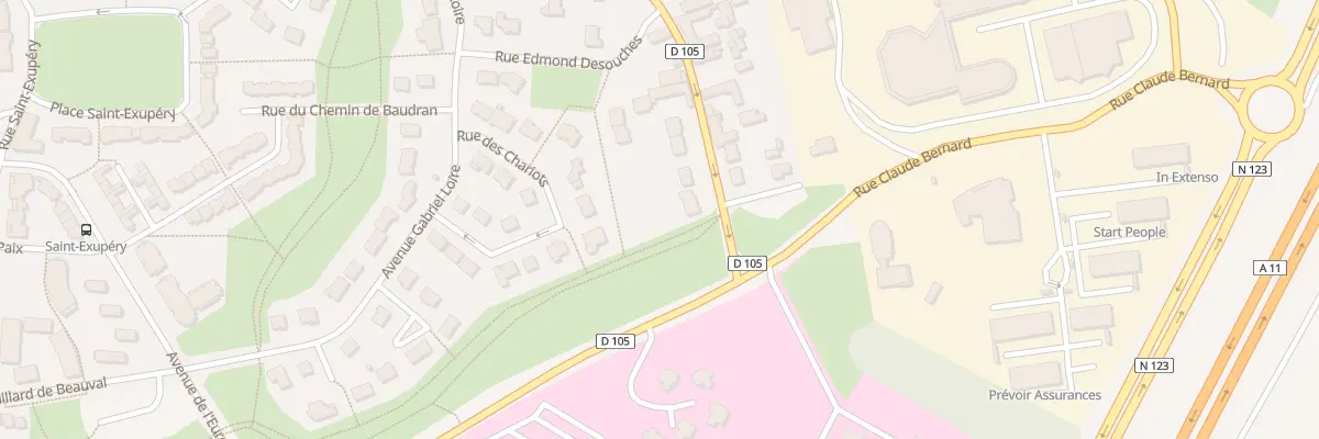 Plan du 54 Rue du 18 Aout au Coudray