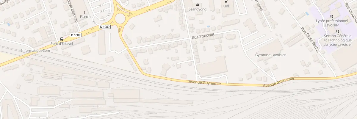Plan du 1 Rue Proudhon à Malemort