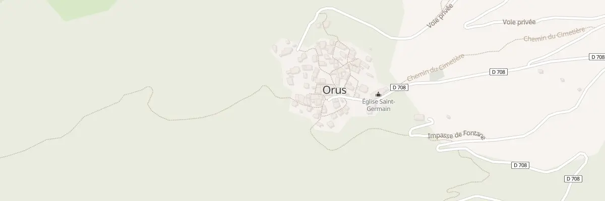 Plan du 12 Orus Village à Orus