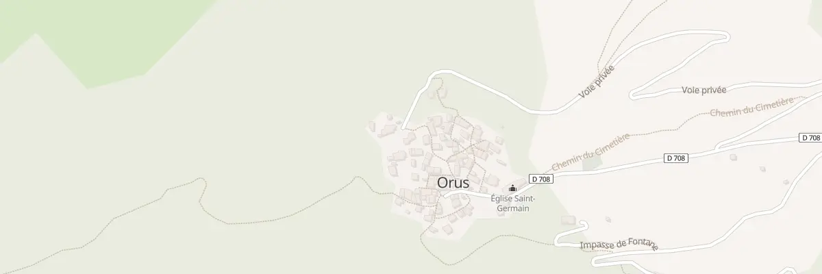 Plan du 3 Orus Village à Orus