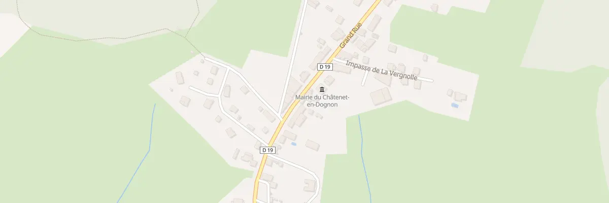 Plan du 25 Gr Grand Rue au Châtenet-en-Dognon
