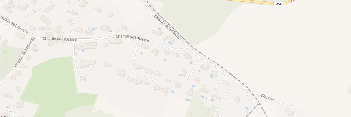 Plan du 57 Che de Lasserre à Corronsac