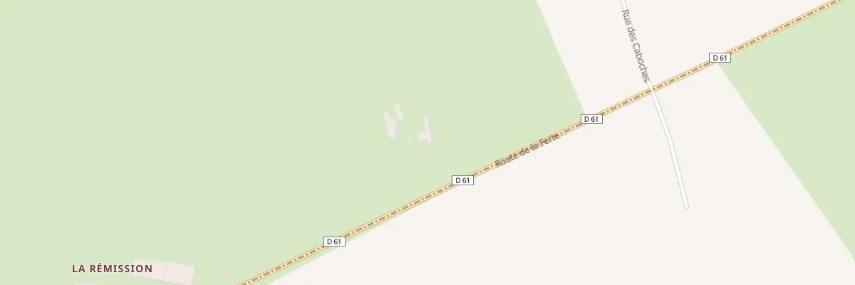 Plan du 1495 Rte de la Ferte à Rouvray-Catillon