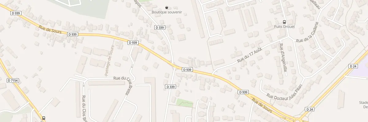 Plan du 89 Rue de Sours à Chartres
