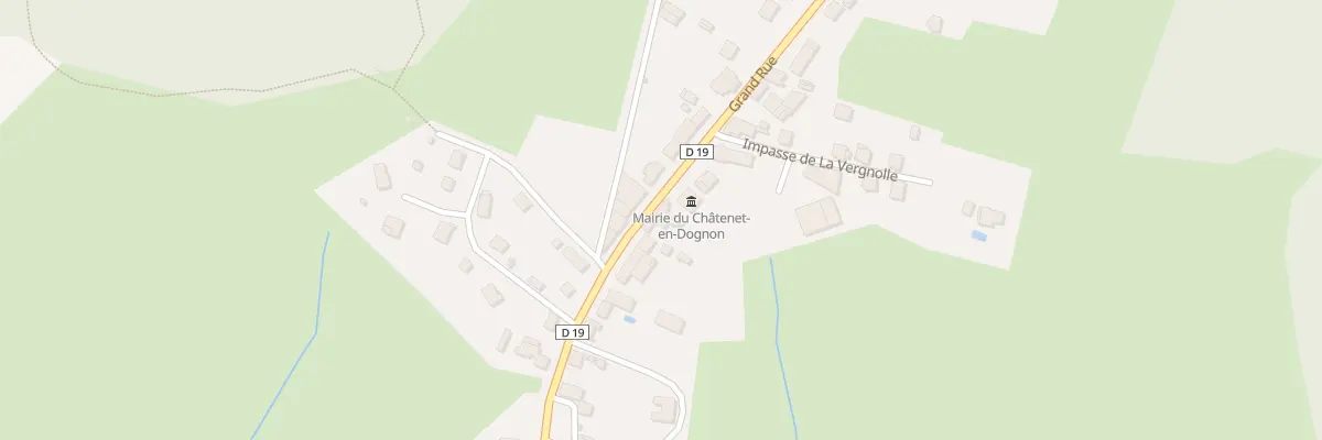 Plan du 27 Rue Grand Rue au Châtenet-en-Dognon