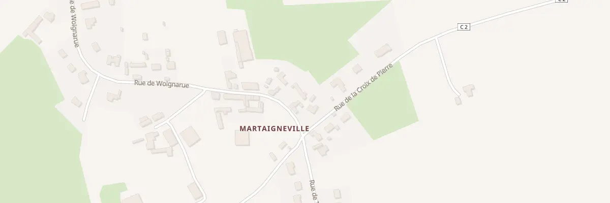 Plan du 26B Rue de Woignarue Martaignevi à Bourseville