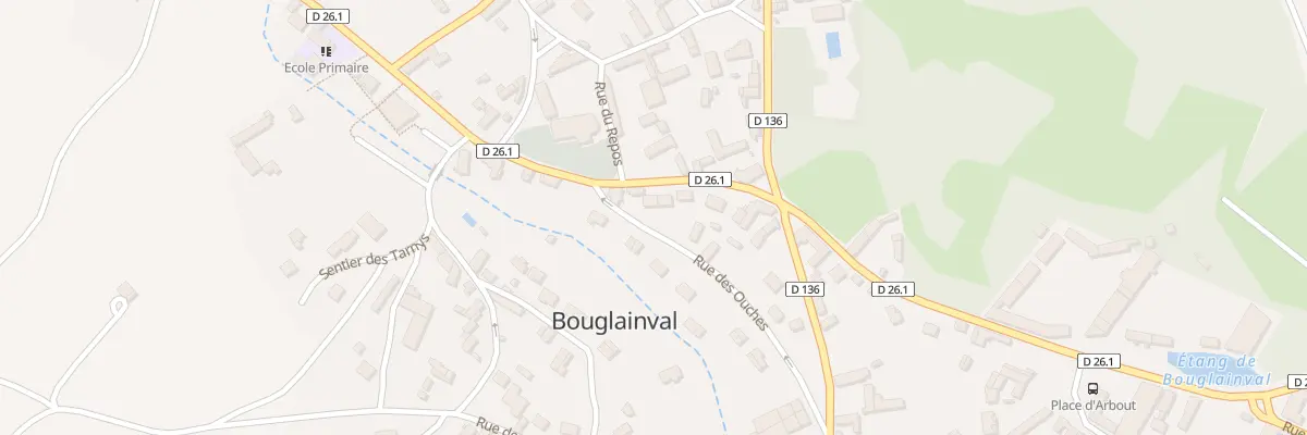 Plan du 9 Rue de Chateauneuf à Bouglainval