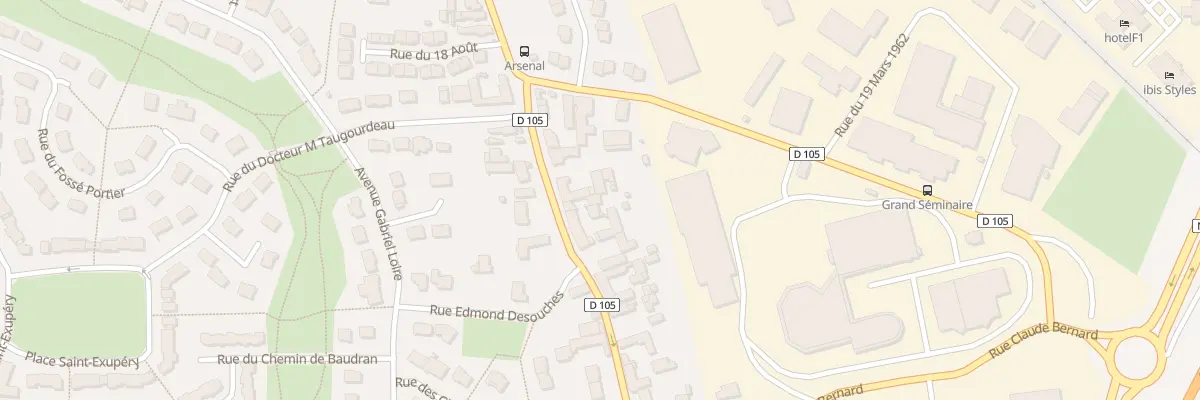 Plan du 19 Rue du 18 Aout au Coudray