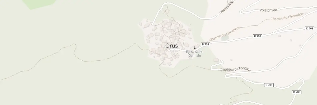 Plan du 16 Orus Village à Orus