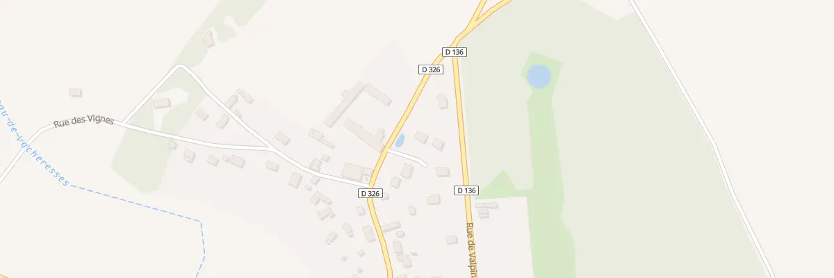 Plan du 1 Imp de la Ribotiere à Bouglainval