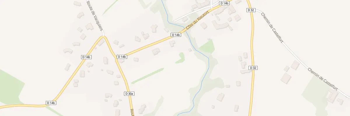 Plan du 1177 Rte de Vacquiers à Villematier