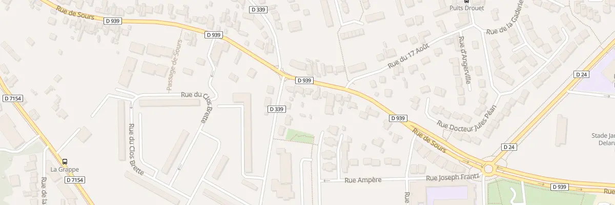 Plan du 80 Rue de Sours à Chartres