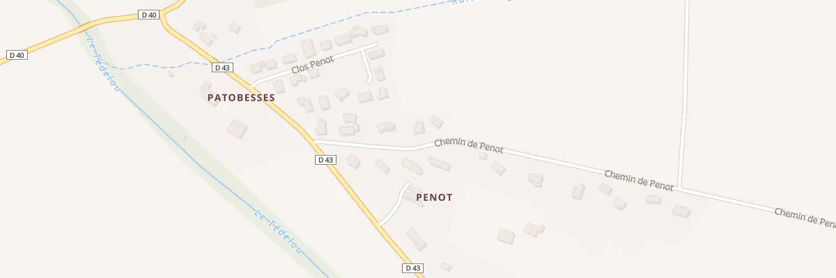 Plan du 9000 Patobessos à Auragne