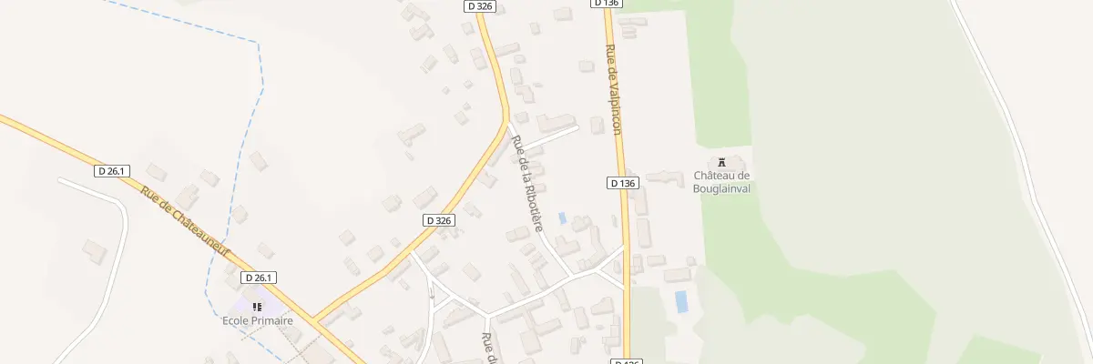 Plan du 2 Rue de la Ribotiere à Bouglainval