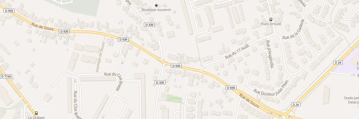 Plan du 89B Rue de Sours à Chartres