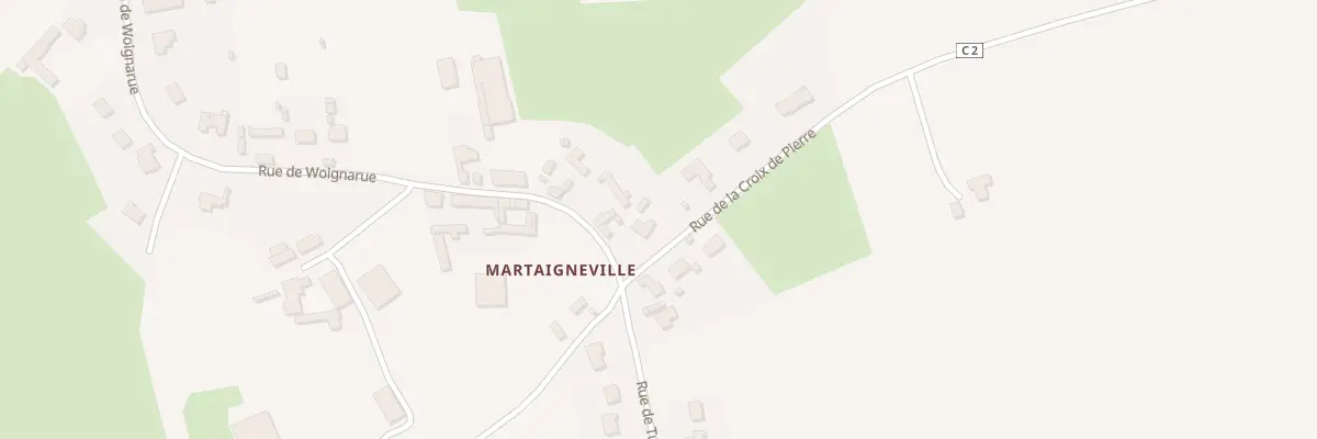 Plan du 26 Rue de Woignarue Martaignevi à Bourseville