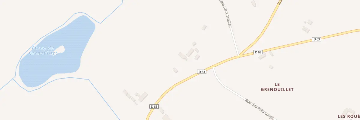 Plan du 2320 Rue de la Grande Sologne à Chémery
