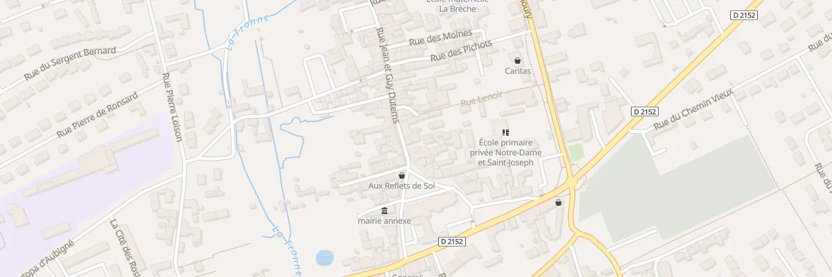 Plan du 12 Rue Jean et Guy Dutems à Mer