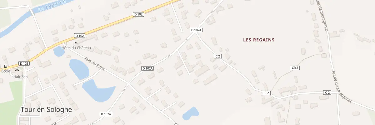 Plan du 3 Che de la Bagnodière à Tour-en-Sologne