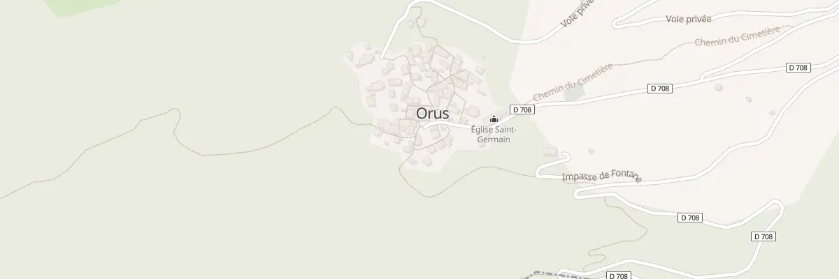 Plan du 28 Orus Village à Orus