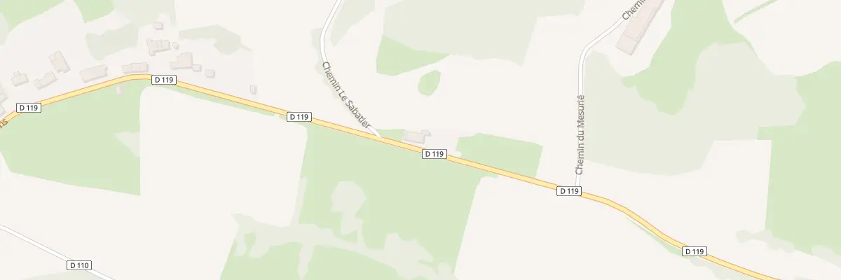Plan du 46 Rte de Saint-Girons à Madière