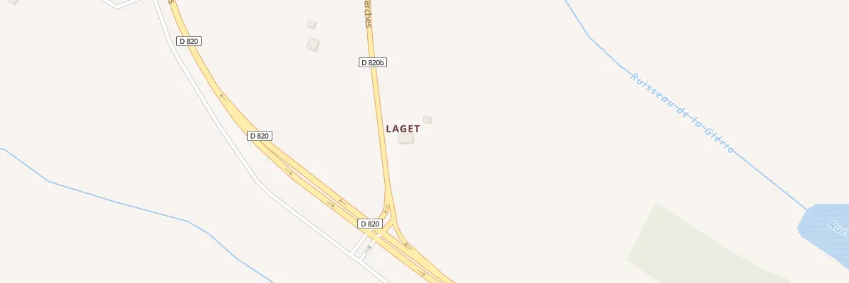Plan du 110 Rte de Perches à Montalzat