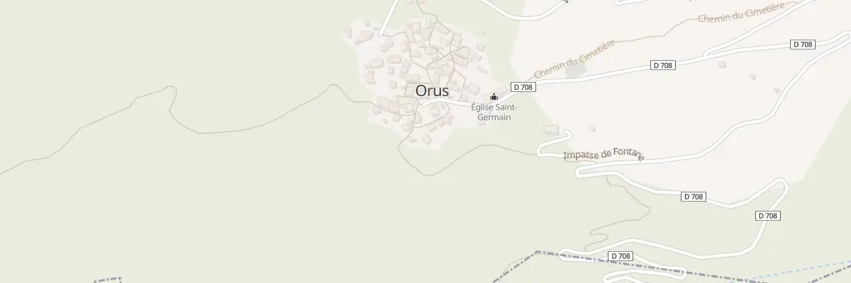 Plan du 21 Orus Village à Orus