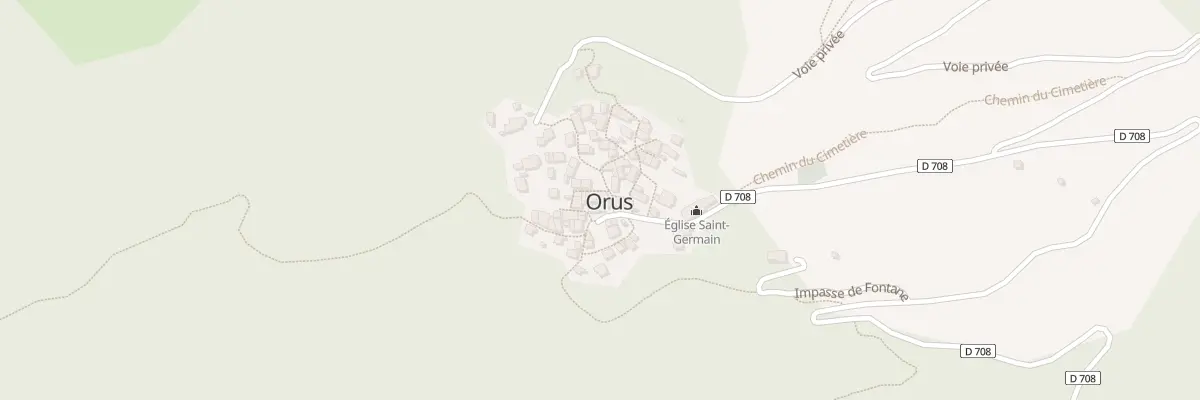 Plan du 7 Orus Village à Orus