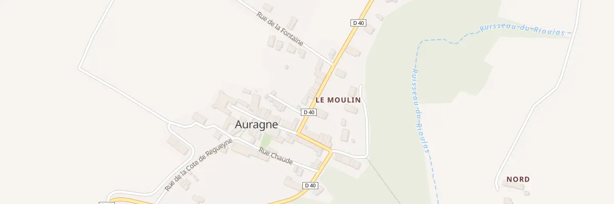 Plan du 27A Village à Auragne