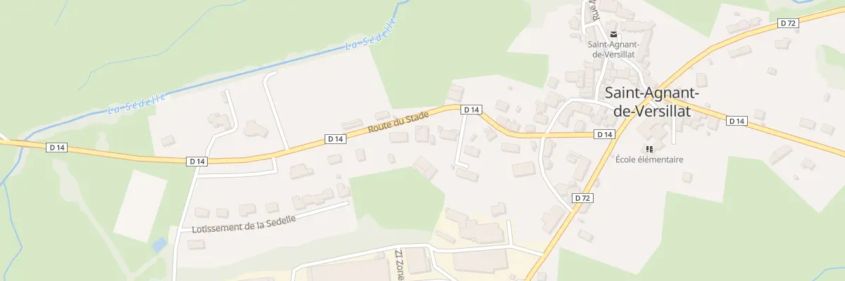 Plan du 11 Rte du Stade à Saint-Agnant-de-Versillat