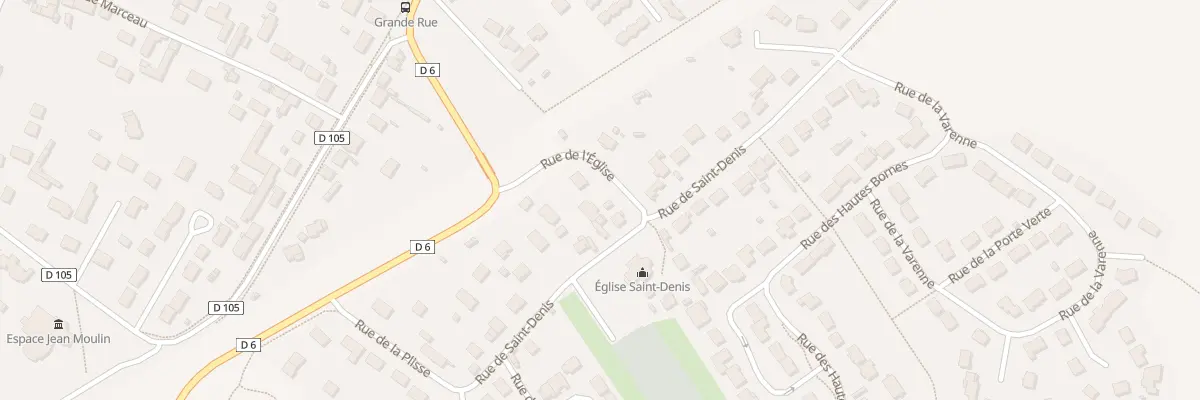 Plan du 2 Rue de l’Eglise à Champhol
