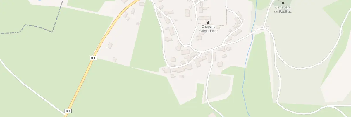 Plan du 72 Paulhac à Fursac