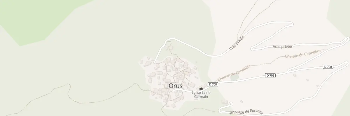 Plan du 51 Orus Village à Orus