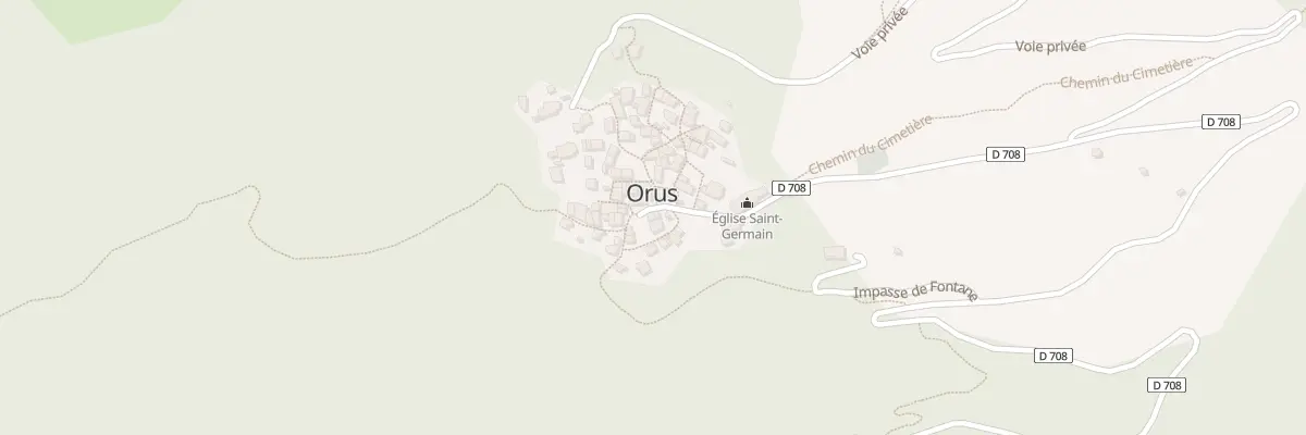 Plan du 26 Orus Village à Orus