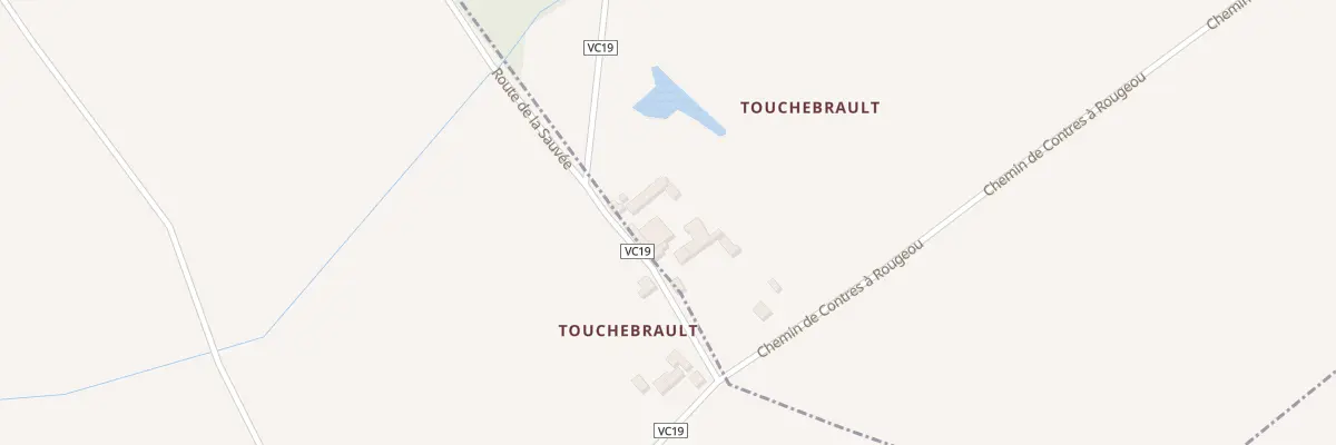 Plan du 3695 Rte de Touchebrault à Soings-en-Sologne