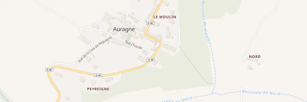 Plan du 41 Village à Auragne