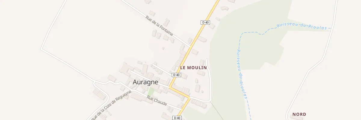 Plan du 27 Village à Auragne