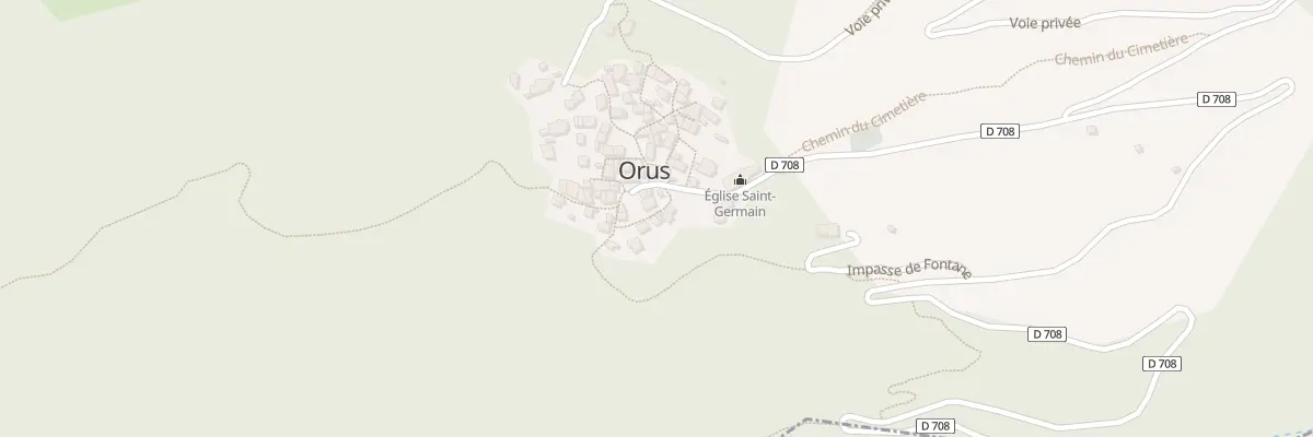 Plan du 24 Orus Village à Orus