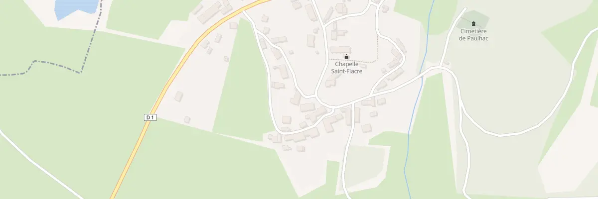 Plan du 73 Paulhac à Fursac