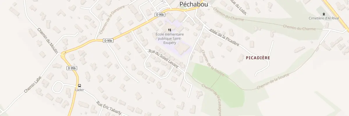Plan du 11 Rue du Soleil Levant à Péchabou