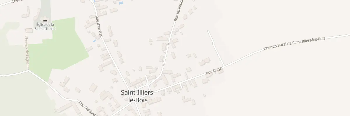 Plan du 2 Rue du Peuplier à Saint-Illiers-le-Bois