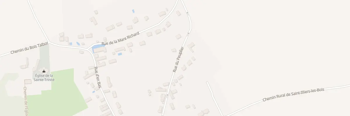 Plan du 13 Rue du Peuplier à Saint-Illiers-le-Bois