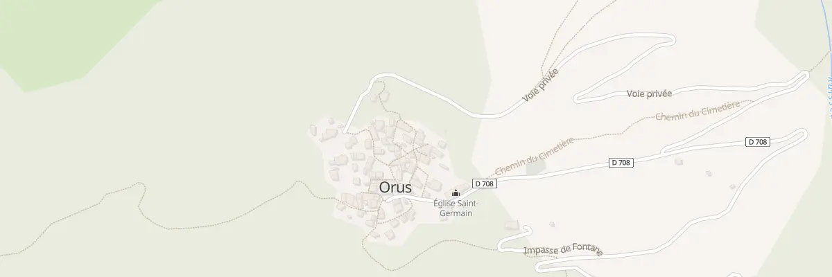 Plan du 44 Orus Village à Orus