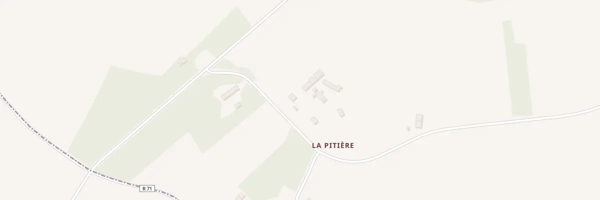 Plan du 4 La Pitière à Veuil