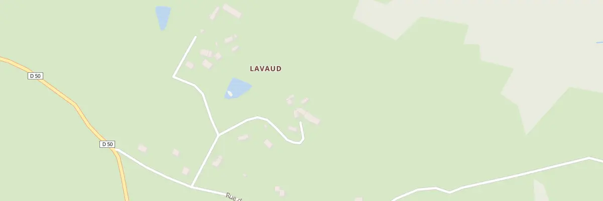 Plan du 5257 Lavaud à Vigeois