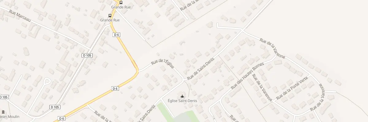 Plan du 3 Rue de l’Eglise à Champhol