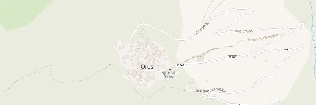 Plan du 41 Orus Village à Orus