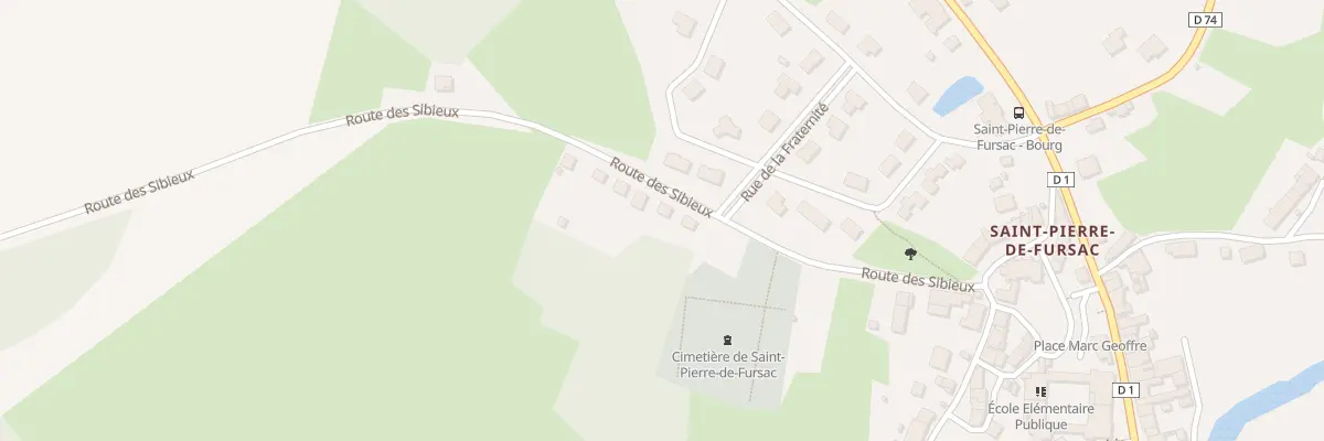 Plan du 4 Rte des Sibieux à Fursac