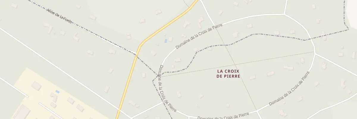 Plan du 80 Dom de la Crx de Pierre à Croisilles