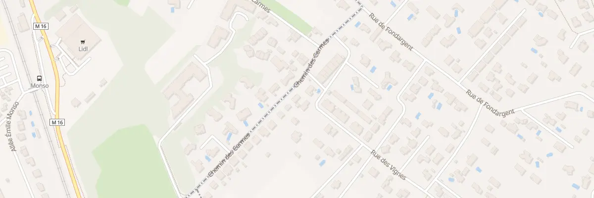 Plan du 44 Che des Carmes à Saint-Orens-de-Gameville